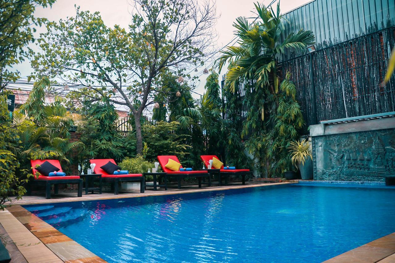 Friendly Angkor Boutique Hotel Sziemreap Kültér fotó